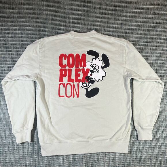 Complex Con x Verdy Crewneck Pullover Adult Sz M New - Picture 1 of 7